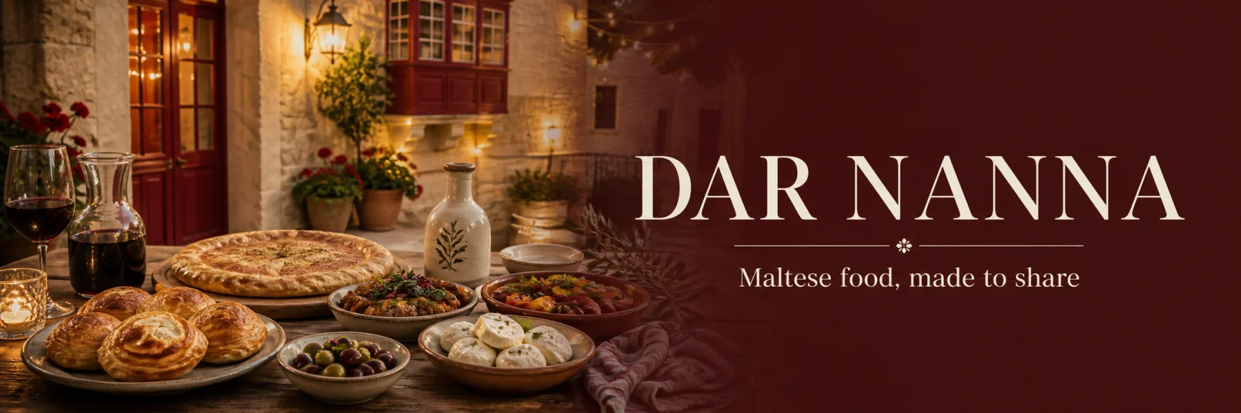 Dar Nanna fictional traditional Maltese restaurant advertisement